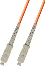 100M Multimode Simplex Fiber Optic Patch Cable Cord (62.5/125) - SC to SC