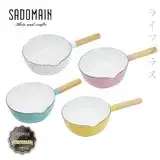 仙德曼 SADOMAIN 琺瑯單柄雪平鍋-18cm/1.9L-1入組