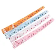4Pcs Kids Face Mask Lanyard Strap Cartoon Strawberry Ribbon Hanging Neck String