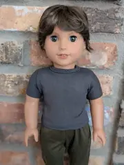 Bryan Custom Boy American Girl Doll OOAK Brown Hair Hazel Eyes Joss Mold