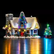 LocoLee LED Light Kit for Lego 10293 Santa’s Visit Christmas House DIY Decor Set