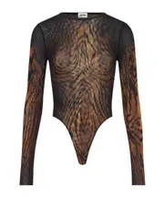 The Wood mesh bodysuit XXS,S,XL,XS,L,M,XXL Black