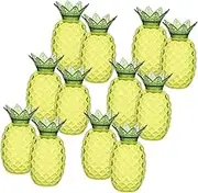 OKUMEYR 12pcs Pineapple Candy Boxes Cute Plastic Treat Boxes for Weddings Parties and Favors Adorable Containers for Sweets Cookies and Chocolates