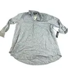 Jones and Co/ Womand Blue Long Sleeve Shirt Size 1X NEW NWT