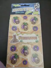 The Stink Factory Scratch And Sniff Pineapple Stickers 2 Sheets Brand New