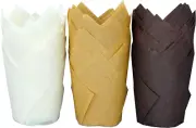 QLSmypkg Large Greaseproof paper Wrappers Muffin Baking cupcake cups liners, ...