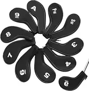 Golf Irons Set, Men Golf Wedge Headcovers with Letter Print - Golf Training Gear for Beginner, Men, Adults, Kids, Women for Tournament Imtrub
