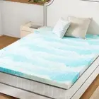Mattress Topper Queen, 2 Inch Thick Memory Foam Gel Infused Cooling Toppers P...
