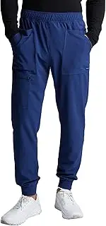 [Cherokee] Men's Mid Rise Pull-on Jogger Scrubs Pant