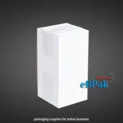 500x Mailing Box 100 x 100 x 200mm Regular White Long Tube Carton B47