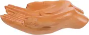DEARMAMY Hand Carved Decorative Wooden Bowl Multi Functional Key Holder and Serving Tray for Entryway Table Unique for Snacks and Fruit Durable and Reliable Home Decor