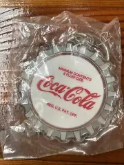 Vintage 1995 Coca Cola Key Chain White