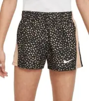 NIKE Doll Black/Brown DRI-FIT LINED 10K2 TRAINING RUNNING SHORTS BIG KID/GIRLS M