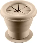 Zopa Silicone bowl with suction cup Beige sand
