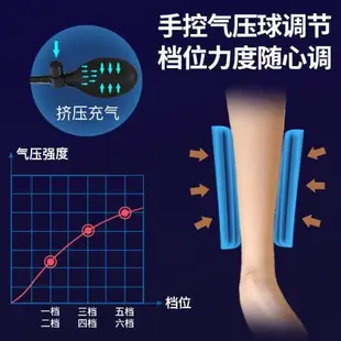 手臂按摩器手部胳膊按摩儀護套保暖手痛手肘肌肉護具熱敷小腿神器