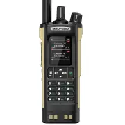 "Baofeng DM-32UV 8W DMR Digital Analog Walkie Talkie 2.0"" TFT GPS APRS 4000 Channels Type-C NOAA VOXs Sand Color Two Way"