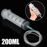 Syringe Large Disposable Syringes 200ml Inlet Capacity Inlet Pump Oil