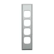 HPM Excel 4 Gang Architrave Light Switch White Cover