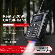 Radio Flashlight Reverse Charge Intercom 20W High Power Walkie Talkie Outdoor