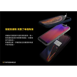 犀牛盾 適用Xiaomi小米 紅米 Note 10(4G)/10S 耐衝擊手機保護貼-透明非滿版(正面)