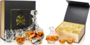 KANARS Emperor Whiskey Decanter And Glasses Set With Luxury Gift