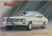 Australian Cars & Transport 1968 Holden HK Monaro Tin Sign