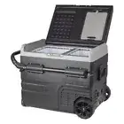 45L Brass Monkey Dual Zone 12V Portable Fridge Freezer with Battery Compartment