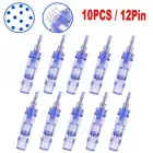 10 Pcs Anti-Aging Derma Pen Needles For Microneedling Pen 12 Pin Cartridge J5T9