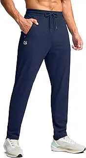 'G Gradual Men's 30''/32''/34''/36'' Inseam Tall Sweatpants with Zipper Pockets Stretch Long Joggers Athletic Workout Pants Men'