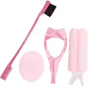 Baluue Beauty Tools Face Scrubber Eyebrow Brush Mascara Applicator Hair Curlers Compact for
