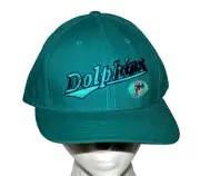 Vtg 1990s Twins Enterprises NFL Miami Dolphins Football Cap Hat New NOS OSFM