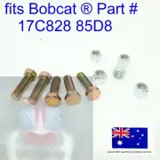 5 Hexagonal Head High Tensile Bolt Screw for Bobcat 17C828 85D8 Locking Nuts G8