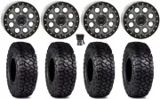 System 3 SB-7 15" Wheels Ti (4+3) 30" Intersect Tires RZR XP 1000 / PRO XP
