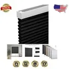 Custom 27" Blackout Cellular Shade - Tangle-Free Cordless Honeycomb Treatment