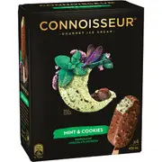 Connoisseur Mint & Cookies Ice Cream 4 Pack