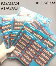 96pcs/Set Dental Resin Veneers Teeth Whitening Temporary Crowns A1/A2/A3 Upper