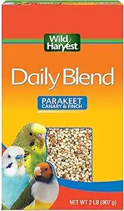 Wild Harvest Daily Blend for Parakeet, Canary, Finch & Small Birds 2Lb