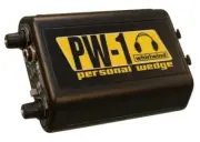 Whirlwind PW-1 Personal Wedge Belt Pack Headphone Driver On Stage Earbud Unit