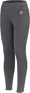 [Tidjani] Women's Horse Riding Pants, Equestrian Breeches Riding Tights Girls with Pockets, Horseback Schooling Leggings Training