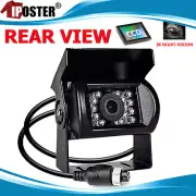 4Pin CCD Camera 12-24V Waterproof LED IR Night Vision for Truck Caravan Trailer