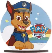 Dekora - Cake Topper Cake Decoration | Chase Paw Patrol Cake Decoration - Dimensions 12 x 12.5 cm