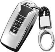 ontto TPU Car key fob cover Fit for VW Touareg 3 Buttons 2018 2019 2020 2021 2022 Smart Key case Key Shell Key Holder keyring keychain Accessories