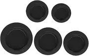 Gatuida 5pcs Piggy Bank Plug Replacement Stoppers Rubber Saving Box Bottom Caps for Coin Storage Assorted and Practical Design