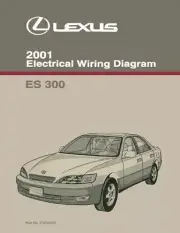 2001 Lexus ES 300 Wiring Diagrams Schematics Layout Factory OEM