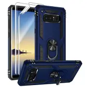 Androgate for Samsung Galaxy Note 8 Case with 3D PET Screen Protectors, Milit...