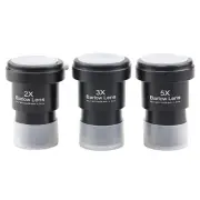 New 1.25 inch Astronomical Telescope Barlow Lens 2X 3X 5X Eyepiece Lens 3Pcs/Set
