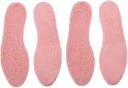 Ipetboom 1 Pair Plush Boot Inserts for Height Increase Warm Rabbit Fur Insoles Replacement Soft Thick for Women Comfortable and Breathable Day Wear