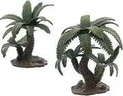 Architectural Model Supplies 2pcs Miniature Trees Model Railway Trees for Decor