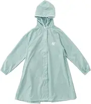 [repipi armario] Lepi Pial Mario 05002335 05002335 Raincoat, Kids Water-Repellent Back Gusset Raincoat, green (light green), 150-155 Regular