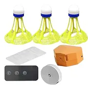 Mendoule Solo Badminton Trainer, Badminton Single-Player Rebound Trainer, Badminton Training Aid, Badminton Practice Equipment, Se-lf Badminton Training Kit for Solo Rebound Practice
